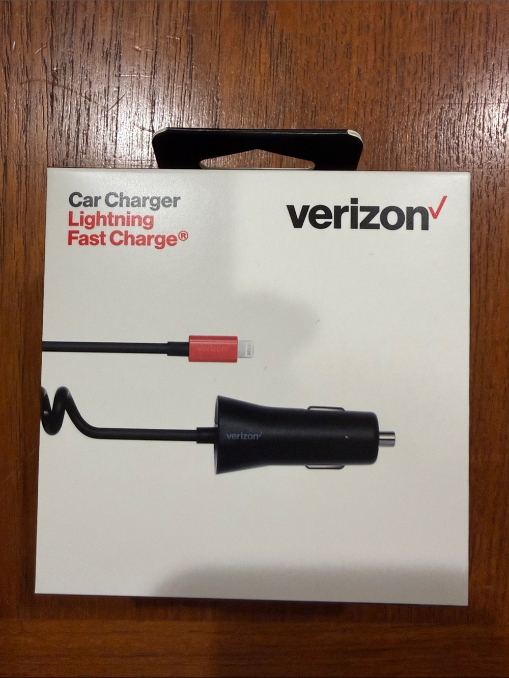 Verizon Lightning Fast Charge Car Charger in Black
